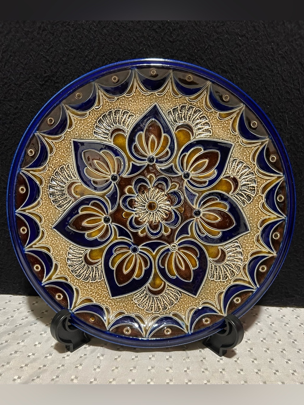 Wall Plate, Vintage 1960 / 1970. Elfriede Balzar - Kopp Westerwald West Germany